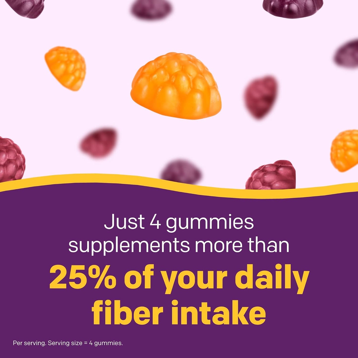 Gut Health Fiber Gummies, 8g Daily Boost