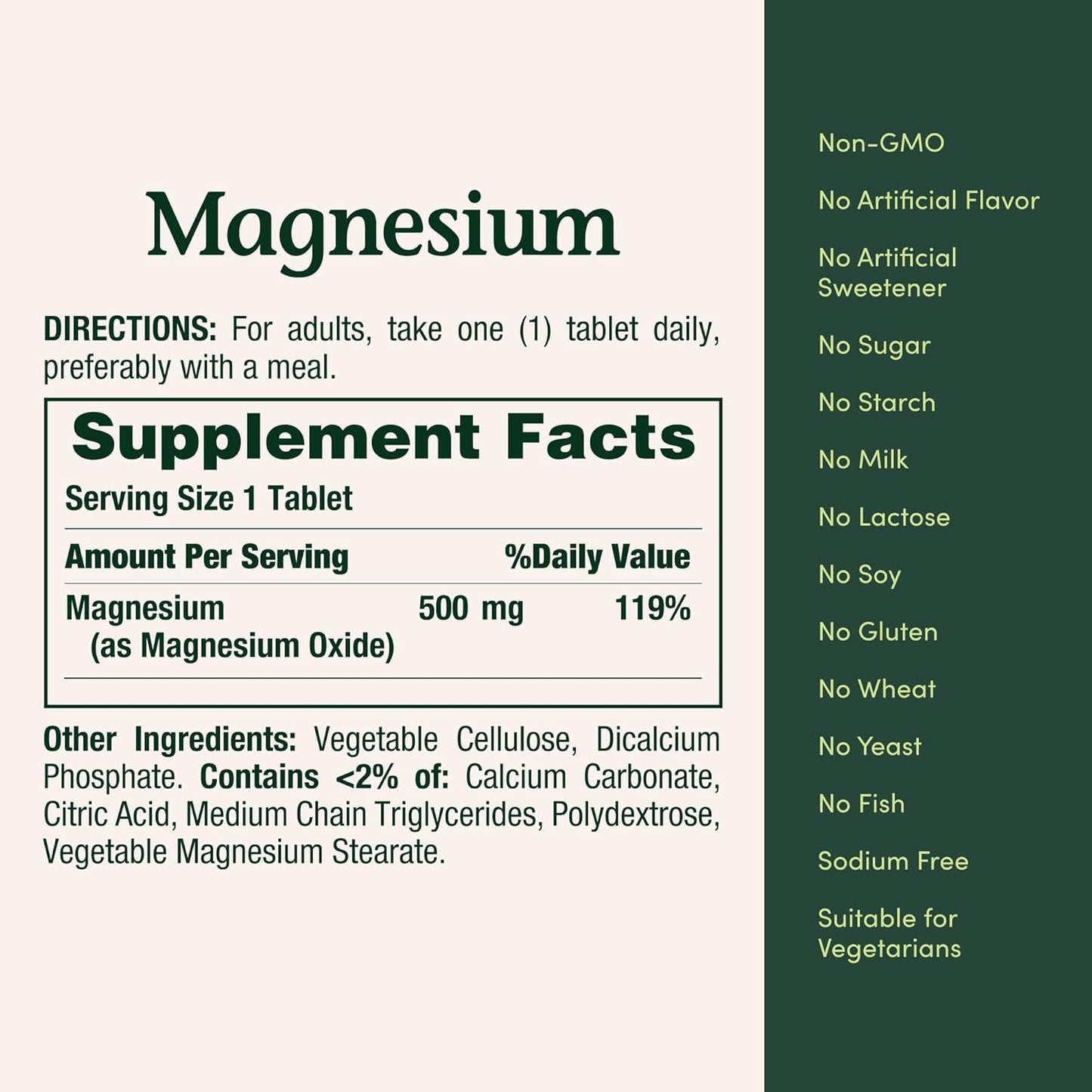 Premium Magnesium for Vitality & Health