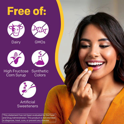 Gut Health Fiber Gummies, 8g Daily Boost