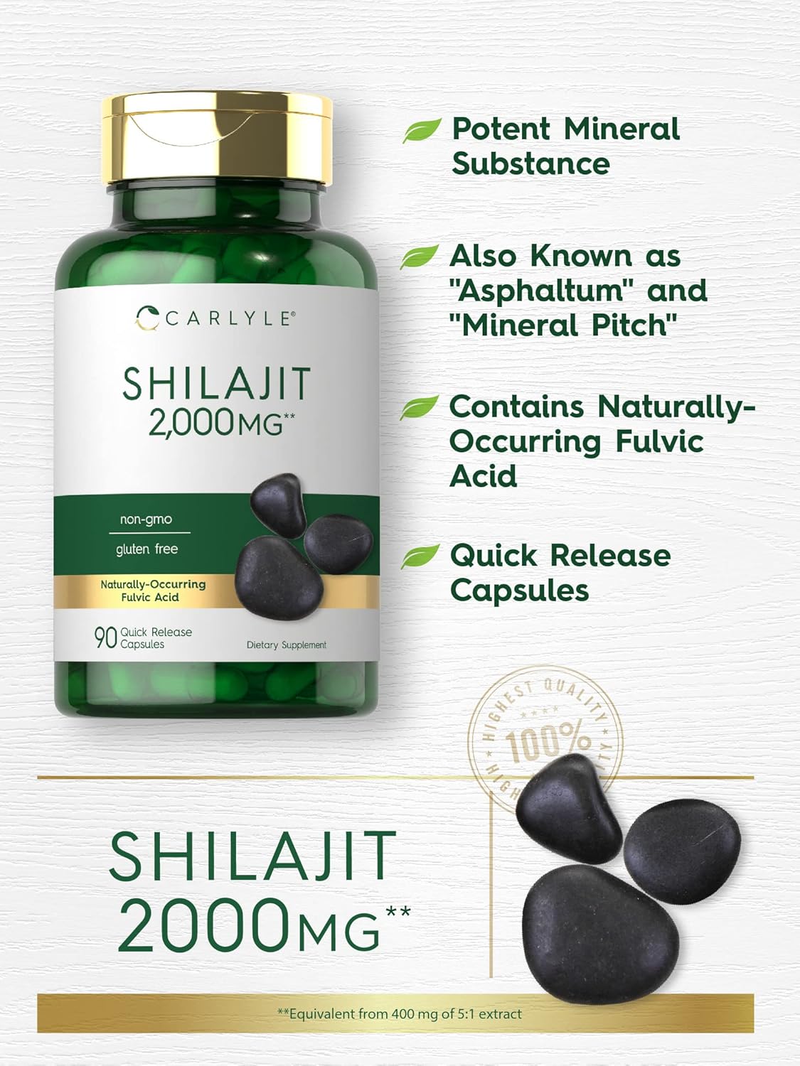Himalayan Shilajit Energy Capsules