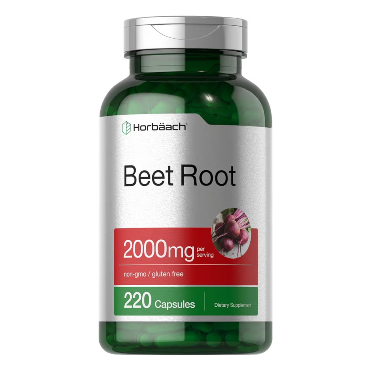 Premium Beet Root Capsules for Wellness | Non-GMO, Gluten Free Supplement